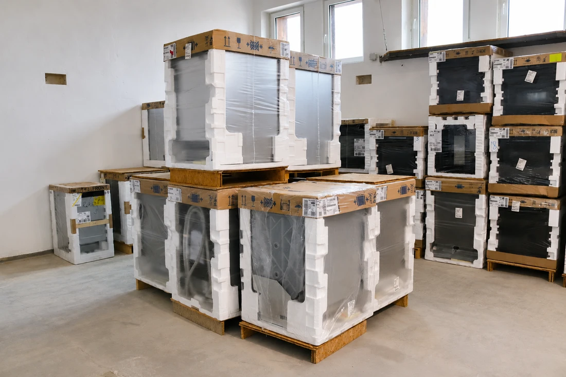 Geräte-Ausstellung im Outlet-Shop